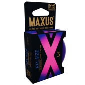 Презервативы Maxus XXL увеличенного размера - 3 шт. - Maxus - купить с доставкой в Смоленске