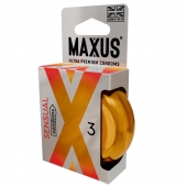 Презервативы анатомической формы Maxus Sensual - 3 шт. - Maxus - купить с доставкой в Смоленске