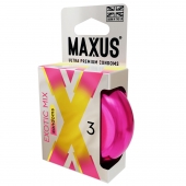 Ароматизированные презервативы Maxus Exotic Mix - 3 шт. - Maxus - купить с доставкой в Смоленске