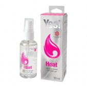 Возбуждающая силиконовая вагинальная смазка Yes Heat - 50 мл. - Sitabella - купить с доставкой в Смоленске