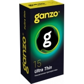 Прозрачные ультратонкие презервативы Ganzo Ultra thin - 15 шт. - Ganzo - купить с доставкой в Смоленске