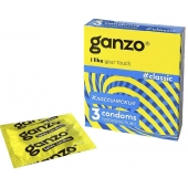 Классические презервативы с обильной смазкой Ganzo Classic - 3 шт. - Ganzo - купить с доставкой в Смоленске