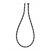 Черный уретральный массажер Glide Medium - 30 см. - Lola Games - купить с доставкой в Смоленске