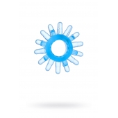 Голубая гелевая насадка с шипиками - Toyfa Basic - в Смоленске купить с доставкой