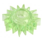 Зеленое эрекционное кольцо-солнце - Toyfa Basic - в Смоленске купить с доставкой