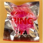 Розовое виброкольцо с двумя батарейками - Toyfa Basic - в Смоленске купить с доставкой