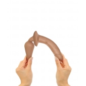 Карамельный двусторонний фаллоимитатор Switch Plug-In Realistic Size S - Strap-on-me