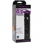 Насадка-фаллоимитатор Vac-U-Lock CodeBlack 8 Inch Classic Dong - 19,3 см. - Doc Johnson - купить с доставкой в Смоленске