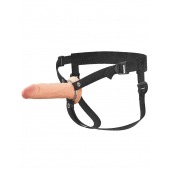 Полый страпон на ремнях 6’’ Hollow Silicone Strap-on - Pipedream - купить с доставкой в Смоленске