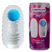 Мастурбатор с шариком внутри Wonder ball - Baile - в Смоленске купить с доставкой