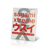 Ультратонкий презерватив Sagami Xtreme SUPERTHIN - 1 шт. - Sagami - купить с доставкой в Смоленске