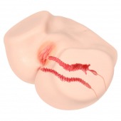 Мастурбатор-полуторс с двойным слоем материала Vanilla Onahole Real Vagina - KOKOS - в Смоленске купить с доставкой