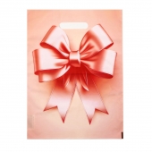 Пакет с принтом в виде банта с вырубной ручкой (30х40 см) - Сима-Ленд - купить с доставкой в Смоленске