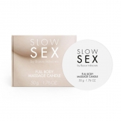 Массажная свеча для всего тела Slow Sex - 50 гр. - Bijoux Indiscrets - купить с доставкой в Смоленске