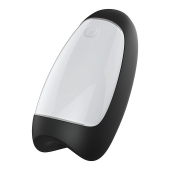 Черно-белый сквозной вибромастурбатор Hercules - Rends - в Смоленске купить с доставкой