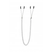 Зажимы на соски «Вилки» на цепочке - Pecado - купить с доставкой в Смоленске