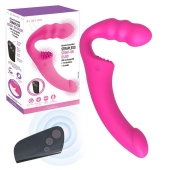 Розовый безремневой страпон Straples Strap-On Dildo - Erokay - купить с доставкой в Смоленске