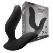 Черный вибромассажер простаты 3,5’’ Curve P-spot Massager - 12 см. - Erokay - в Смоленске купить с доставкой