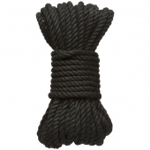 Черная верёвка для связывания и фиксации Bind Tie - 9,14 м. - Doc Johnson - купить с доставкой в Смоленске