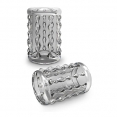 Прозрачная насадка с бороздками STAY HARD COCK SLEEVE 04 CLEAR - Blush Novelties - в Смоленске купить с доставкой