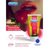 Интимная гель-смазка Shefox «Сладкая клубника» - 50 мл. - Shefox - купить с доставкой в Смоленске