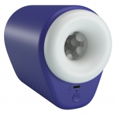 Синий автоматический вибромастурбатор Dj Lady - Baile - в Смоленске купить с доставкой