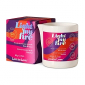 Массажная свеча Light My Fire Coconut с ароматом кокоса - 65 гр. - Love to Love - купить с доставкой в Смоленске
