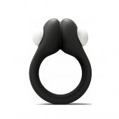 Черное эрекционное кольцо Zippy Vibrating Ring With Bullet - Adrien Lastic - в Смоленске купить с доставкой