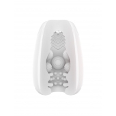 Белый мастурбатор-яйцо Bisedze - LoveStore - в Смоленске купить с доставкой