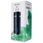 Мастурбатор-вагина с вибрацией Heart Of Love в колбе в форме сердца - Boys of Toys - в Смоленске купить с доставкой