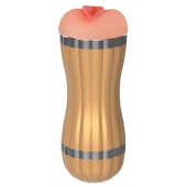 Мастурбатор-вагина с вибрацией в колбе Bevis - Boys of Toys - в Смоленске купить с доставкой