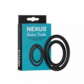 Черное двойное эрекционное кольцо Nexus Enduro Double - Nexus Range - в Смоленске купить с доставкой