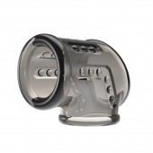 Дымчатая насадка на пенис и мошонку - Baile - в Смоленске купить с доставкой