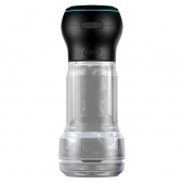 Набор PowerBlow   Feel Pocket Stroker Crystal: мастурбатор и интерактивная насадка - Kiiroo - в Смоленске купить с доставкой