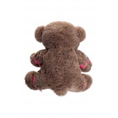 Бондажный набор: бурый мишка с розовыми оковами и наручниками - Pecado - купить с доставкой в Смоленске