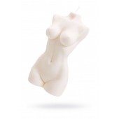 Белая интерьерная свеча в форме женского торса - 850 гр. - Pecado - купить с доставкой в Смоленске