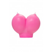 Розовая свеча «Сиськи» - 150 гр. - Pecado - купить с доставкой в Смоленске