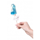 Голубой леденец в форме члена со вкусом блю кюрасао - 80 гр. - Sosuчki - купить с доставкой в Смоленске