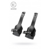 Черные подвесы с белой строчкой - Pecado - купить с доставкой в Смоленске