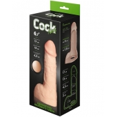 Телесный фаллоудлинитель с мошонкой Cock Next - 17 см. - LOVETOY (А-Полимер) - в Смоленске купить с доставкой