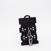 Черные кожаные наручники с регулируемыми ремешками - Crazy Handmade - купить с доставкой в Смоленске