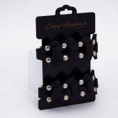 Черные кожаные наручники из звеньев - Crazy Handmade - купить с доставкой в Смоленске