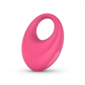 Розовое интерактивное эрекционное виброкольцо Leo - Easy toys - в Смоленске купить с доставкой