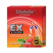 Стимулирующая насадка Sitabella Extender  Клубника - Sitabella - купить с доставкой в Смоленске