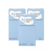 Набор из 3 упаковок ультратонких презервативов Pleasure Lab (по 12 шт.) - Pleasure Lab - купить с доставкой в Смоленске