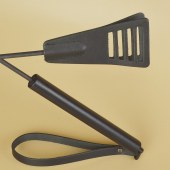 Черный кожаный стек «Сириус» - 60 см. - Sitabella - купить с доставкой в Смоленске