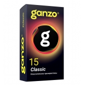 Классические презервативы с обильной смазкой Ganzo Classic - 15 шт. - Ganzo - купить с доставкой в Смоленске