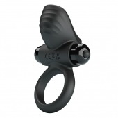 Черное эрекционное кольцо с вибрацией Adrien - Baile - в Смоленске купить с доставкой
