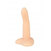 Телесный нереалистичный дилдо Emotional на присоске - 13 см. - Lola Games