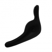 Чёрное эрекционное виброкольцо Thimble - Baile - в Смоленске купить с доставкой